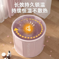 Foldable Portable Bathtub for Adults and Kids - Insulated Soaking Tub