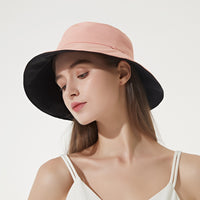 Women's Reversible UV Protection Sun Hat Wide Brim Bucket Hat for Beach and Outdoor Activities