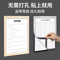 Magnetic Display Frame A4 A3 A5 for Business License Certificate Photo Picture Wall Mount