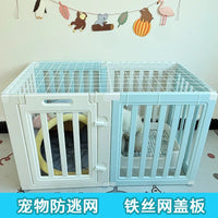Pet Playpen Top Cover Anti-Escape Grid Panel for Dog Crate and Home Window Protection