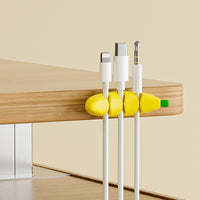 Cartoon Self-Adhesive Cable Organizer Clips for Wall Mounting
