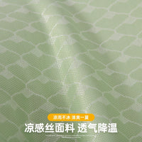 Pet Cooling Mat for Cats and Dogs, Breathable Ice Silk Pad with Straps, Machine Washable