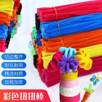 Macaron Pipe Cleaners for DIY Crafts, Dinosaur & Dragon Hatchling Art Supplies, Kindergarten Fuzzy Sticks
