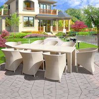 Outdoor Rattan Woven Patio Furniture for Hotel Villa Garden Terrace