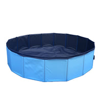 Foldable PVC Pet Swimming Pool for Dogs - Portable Bathing Tub for Outdoor Fun