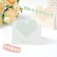 3D Heart Foldable Greeting Card with Blank Message Space