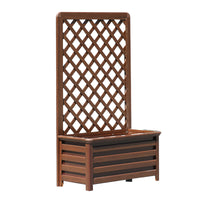 Aluminum Alloy Garden Trellis with Wheels for Climbing Plants