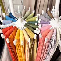 Hanfu Skirt Belt Storage Hanger with 20 Hooks, 360° Rotatable Anti-Tangle Organizer for Belts and Accessories
