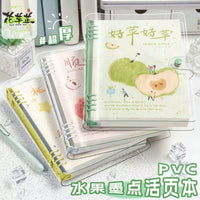 PVC Transparent Loose-Leaf Notebook, Large Capacity Detachable Journal for Students