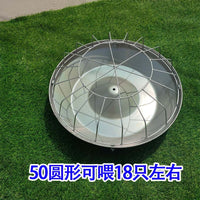New Poultry Feeder Trough for Chickens, Ducks, Geese - Spill-Proof Food Dispenser for Pigeons and Other Birds