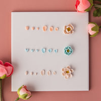 Clay Polymer Petal Earring Molds for DIY Crafting