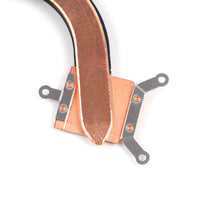 Ultra-Thin Copper Heat Sink for Laptops with Flattened Heat Pipes