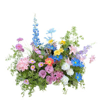 Monet Garden Style Rose Waterfall Archway Floral Arrangement for Photography Backdrops and Event Decor
