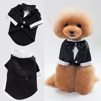Pet Wedding Suit Tuxedo with Bow Tie for Dogs and Cats