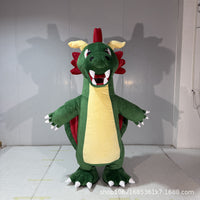 Inflatable Cartoon Dragon Mascot Costume for Parades and Parties