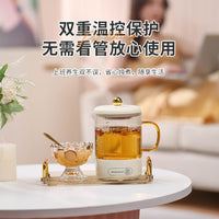 Glass Teapot and Cup Set with Small Power Multi-functional Health Pot for Fruit Tea - Ideal Birthday Gift