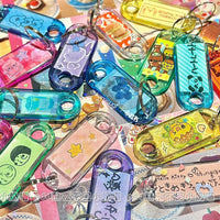 DIY Vintage Crystal Keychain Pendant Blanks for Resin Crafts Y2K Style