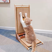 Pet Stairs for Cats and Dogs, Non-Slip Wooden Ramp for Small and Elderly Pets, Bedside Sofa Ladder