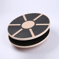 Wooden Round Balance Board Ski Trainer Fitness Core Strength Training Balance Disc