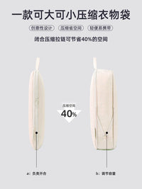 Travel Compression Packing Cubes Set for Clothes and Down Jackets