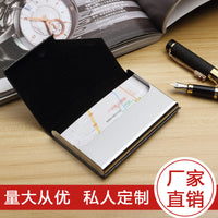 Stainless Steel Business Card Holder for Men & Women, Slim Metal Card Case for Professional Use, Exhibition & Business Gifts
