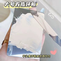 Makeup Foundation Concealer Palette with Finger Ring and Mixing Spatula