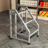 Widened Industrial Step Ladder with Handrail, Household & Outdoor Climbing Ladder, 3, 4, 5 Steps