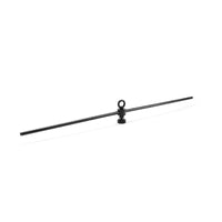 Portable Aluminum Alloy Tripod Hanging Rack with Crossbar for Outdoor Camping