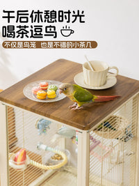Sun Conure Parrot Cage, Monk Parakeet Bird Cage, New Ecological Home Villa Cage, Coffee Table Bird Cage