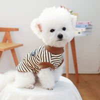 Pet Summer Vest for Small Dogs and Cats - Teddy, Bichon, Pomeranian - Retro Style