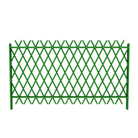Stainless Steel Bamboo-Look Garden Fence for Outdoor Landscaping