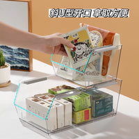 Stackable Plastic Storage Bins for Kitchen Countertop and Pantry Organization, Fruit and Vegetable Baskets