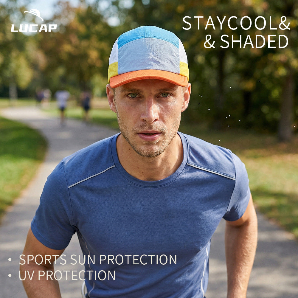Quick-Dry Adjustable Baseball Cap with Bendable Brim for Outdoor Sun Protection