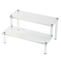 Acrylic Display Stand Clear Multi-layer Riser for Collectibles and Figurines