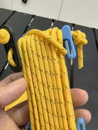 Outdoor Camping Tent Guy Line Winder Anti-Tangle Rope Organizer for Canopy