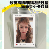 Angela Chang Polaroid Style Keychain Pendant for Bags and Backpacks
