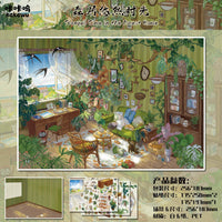 Kakawoo 29.0 3D Miniature Scene DIY Sticker Set for Scrapbooking and Crafts