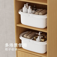 Portable Shower Caddy Basket with Handle - Quick Dry Organizer for Bathroom, Dorm, Toiletries