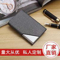 Stainless Steel Business Card Holder for Men & Women, Slim Metal Card Case for Professional Use, Exhibition & Business Gifts