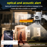 HD Solar Powered WiFi Outdoor Security Camera with Night Vision and Two-Way Audio