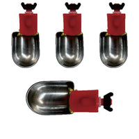 Stainless Steel Automatic Poultry Waterer for Chickens, Ducks, Quails