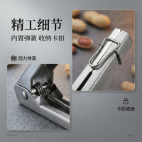 Stainless Steel Peanut Sheller Tool Manual Seed Cracker Nutcracker