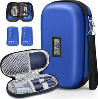 Portable Insulin Cooler Bag with Temperature Display for Travel and Outdoor Medication Storage
