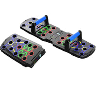 Multi-functional Push-up Board with Resistance Bands for Home Fitness Training