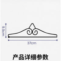 KAIJUN Iron Art Multi-functional Metal Flagpole Holder for Garden, Windproof Wall Mount Flag Bracket