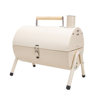 Thickened Foldable Charcoal BBQ Grill for Outdoor Cooking and Warming, Stainless Steel Smokeless