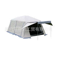 Outdoor Double Layer Thickened Camping Tent, 2 Rooms 1 Hall Family Group Tent