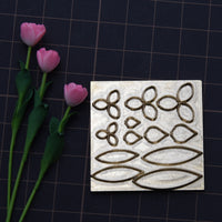 Miniature Clay Flower Metal Cutting Dies for DIY Crafting