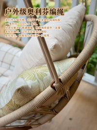 Wufu Balcony Swing Chair Rattan Lounge Indoor Outdoor Hanging Basket Seat