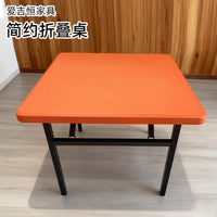 Foldable Portable Square Table for Mahjong, Outdoor Dining, and Market Stalls